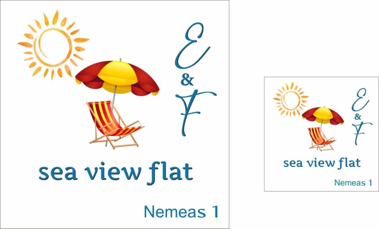 Ferienwohnung E & F Sea View Flat Néa Péramos Exterior foto