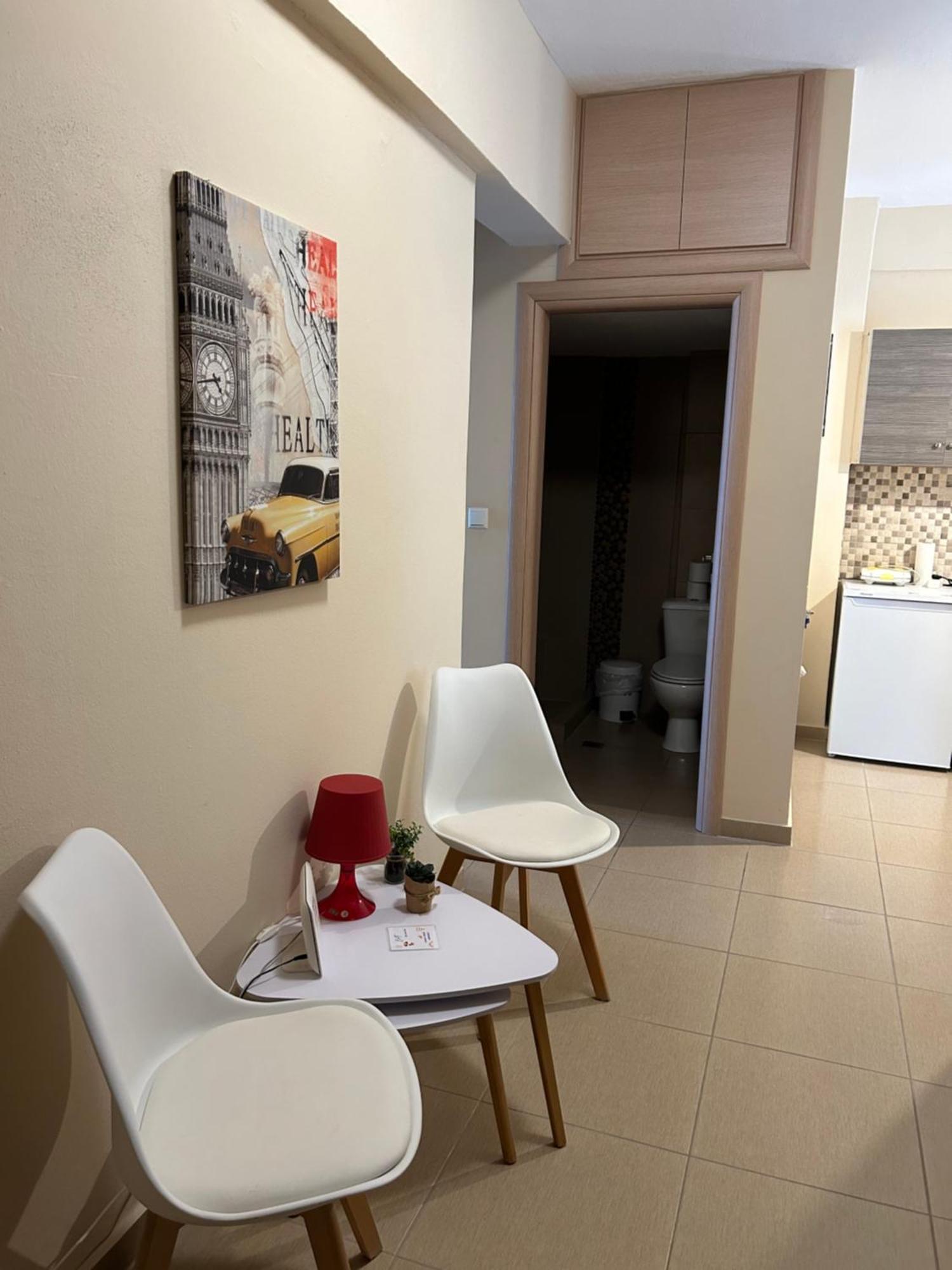 Ferienwohnung E & F Sea View Flat Néa Péramos Exterior foto